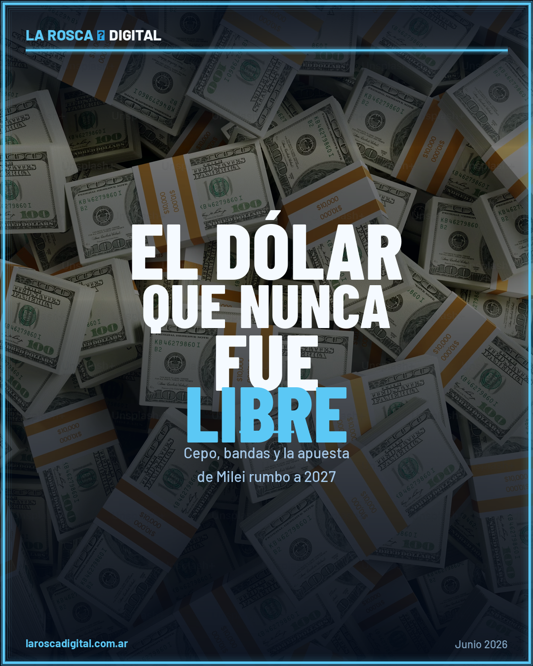 Placa El dólar que nunca fue libre - La Rosca Digital